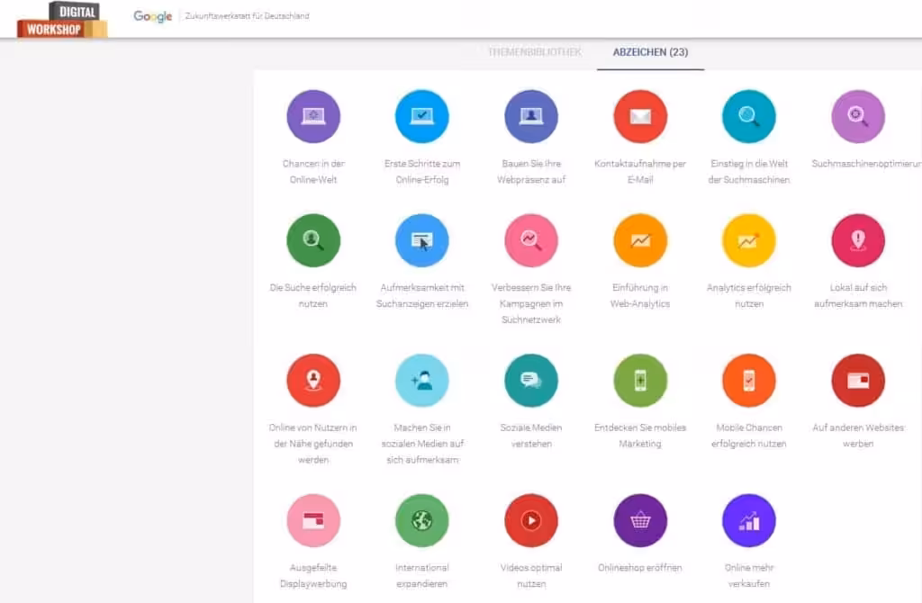 GOOGLE Abzeichen
