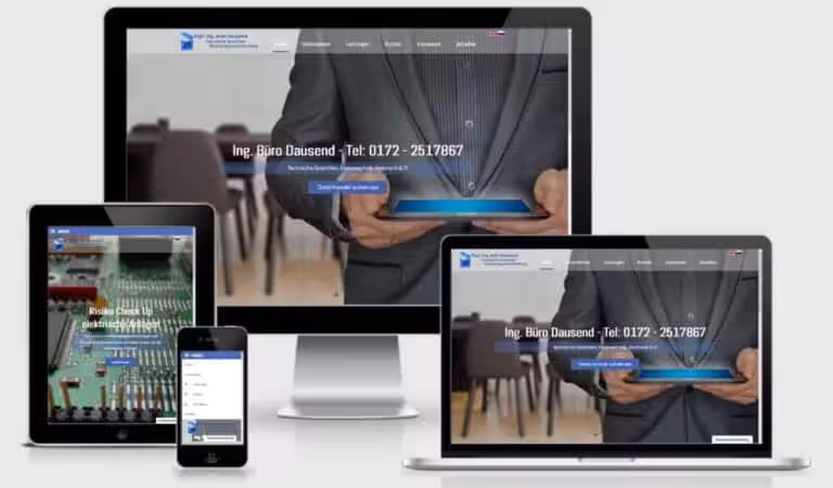 WordPress Webdesign Responsiv Full Slider Ing Büro