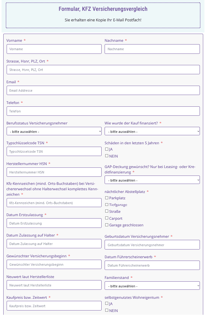 Professionelle WordPress Webseite für Versicherungsmakler im Bergischen Land.