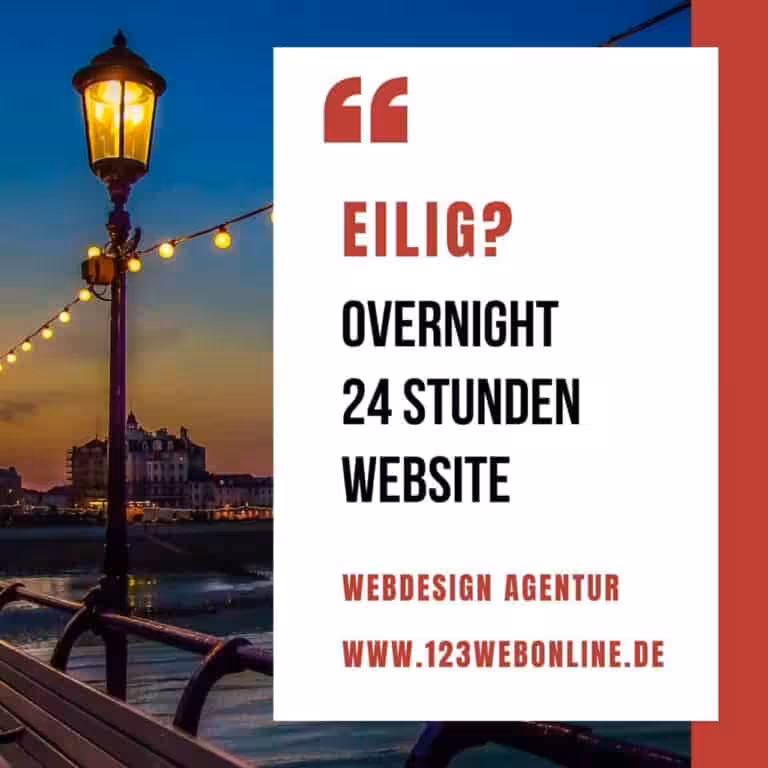 Overnight Webseite