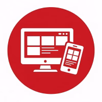 Instagram Icons erstellen mit KI - Dein schneller Weg zu professionellen Instagram‑Icons 4 Webdesign mit Desktop und Smartphone für WordPress Webseiten im Bergischesland.