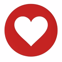 Instagram Icons erstellen mit KI - Dein schneller Weg zu professionellen Instagram‑Icons 5 Herzsymbol auf rotem Hintergrund, Webdesign, WordPress, Bergisches Land.